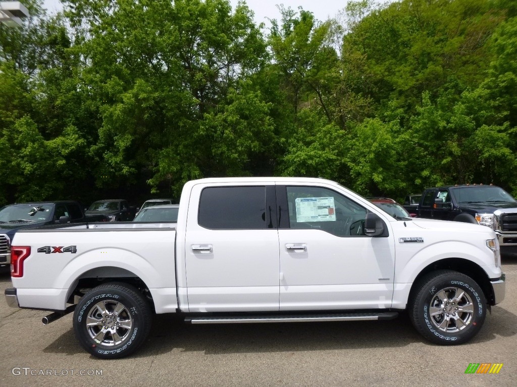 2016 F150 XLT SuperCrew 4x4 - Oxford White / Medium Earth Gray photo #1