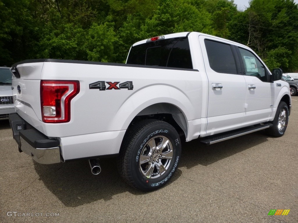 2016 F150 XLT SuperCrew 4x4 - Oxford White / Medium Earth Gray photo #2