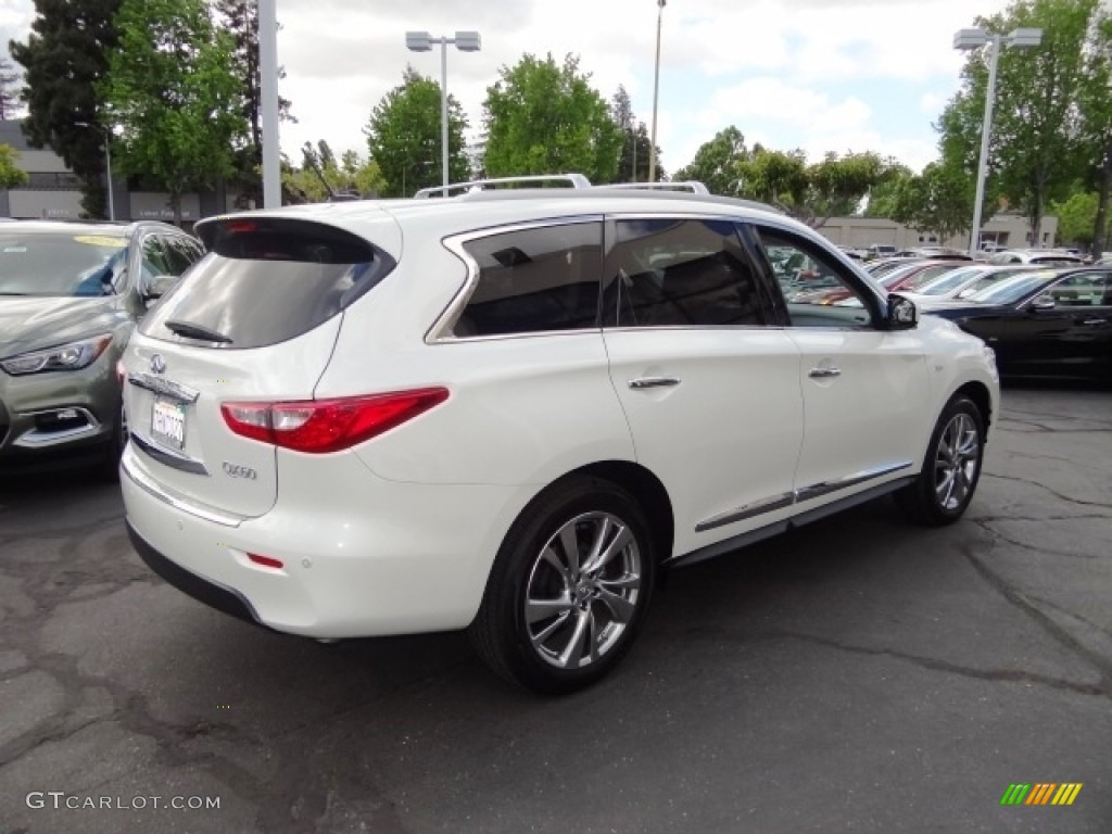 2015 QX60 3.5 AWD - Majestic White / Graphite photo #6