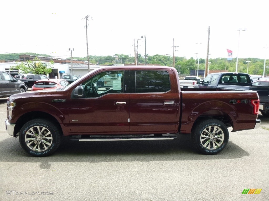 2016 F150 XLT SuperCrew 4x4 - Bronze Fire / Medium Earth Gray photo #5