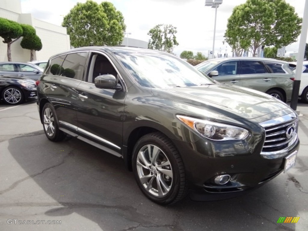 2013 JX 35 AWD - Emerald Graphite / Java photo #4