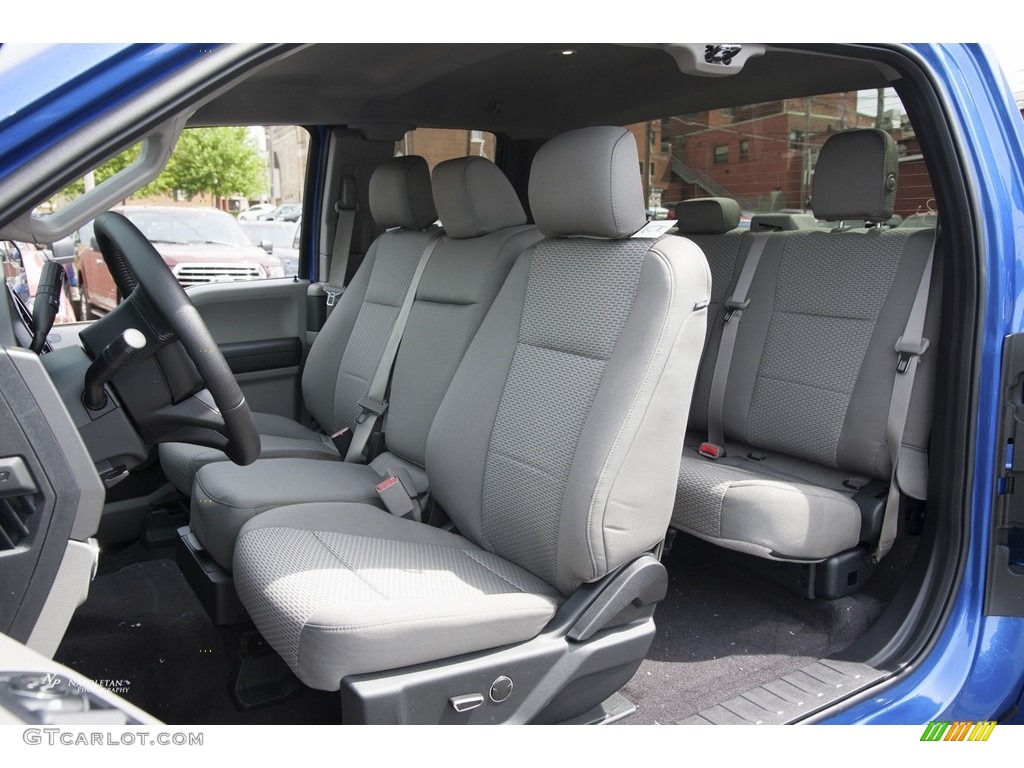 2016 F150 XLT SuperCab 4x4 - Blue Flame / Medium Earth Gray photo #6