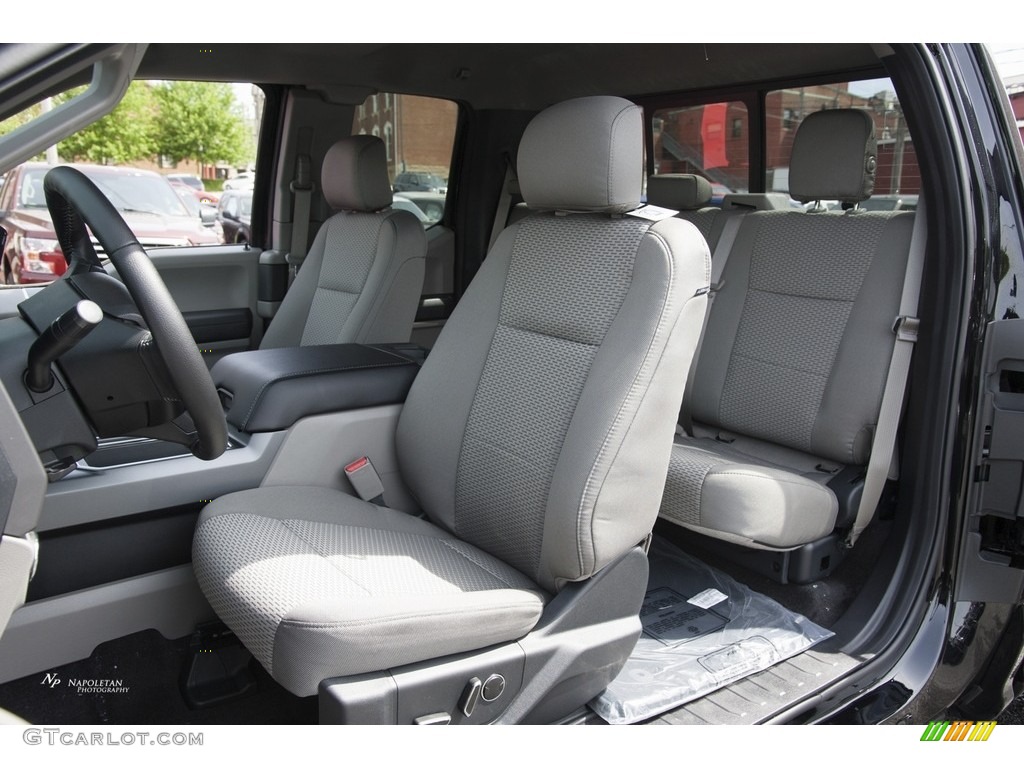 2016 F150 XLT SuperCab 4x4 - Shadow Black / Medium Earth Gray photo #7