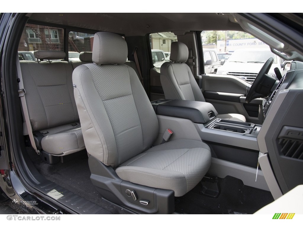 2016 F150 XLT SuperCab 4x4 - Shadow Black / Medium Earth Gray photo #12