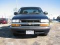 2001 Indigo Blue Metallic Chevrolet S10 LS Extended Cab  photo #2