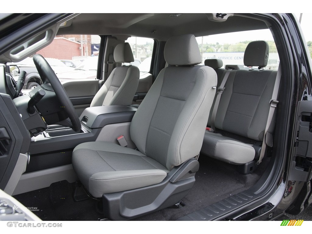 2016 F150 XL SuperCab 4x4 - Shadow Black / Medium Earth Gray photo #5