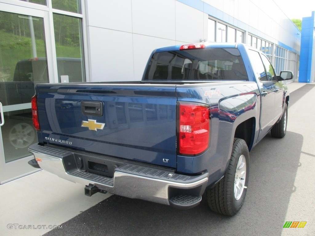 2016 Silverado 1500 LT Crew Cab 4x4 - Deep Ocean Blue Metallic / Jet Black photo #4