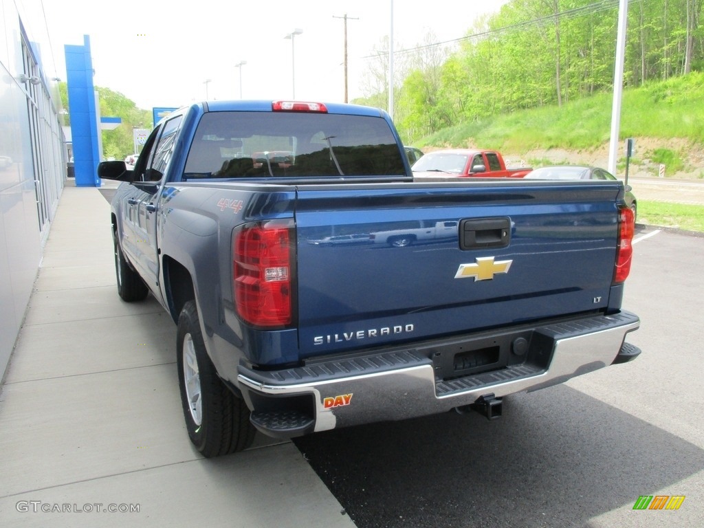 2016 Silverado 1500 LT Crew Cab 4x4 - Deep Ocean Blue Metallic / Jet Black photo #6