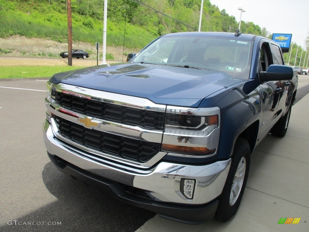 2016 Silverado 1500 LT Crew Cab 4x4 - Deep Ocean Blue Metallic / Jet Black photo #8