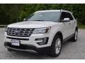 2016 White Platinum Metallic Tri-Coat Ford Explorer Limited  photo #9