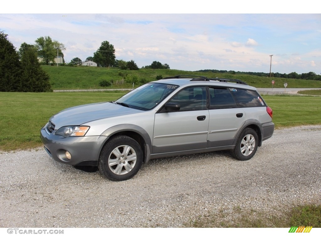 2005 Outback 2.5i Wagon - Brilliant Silver Metallic / Off Black photo #1