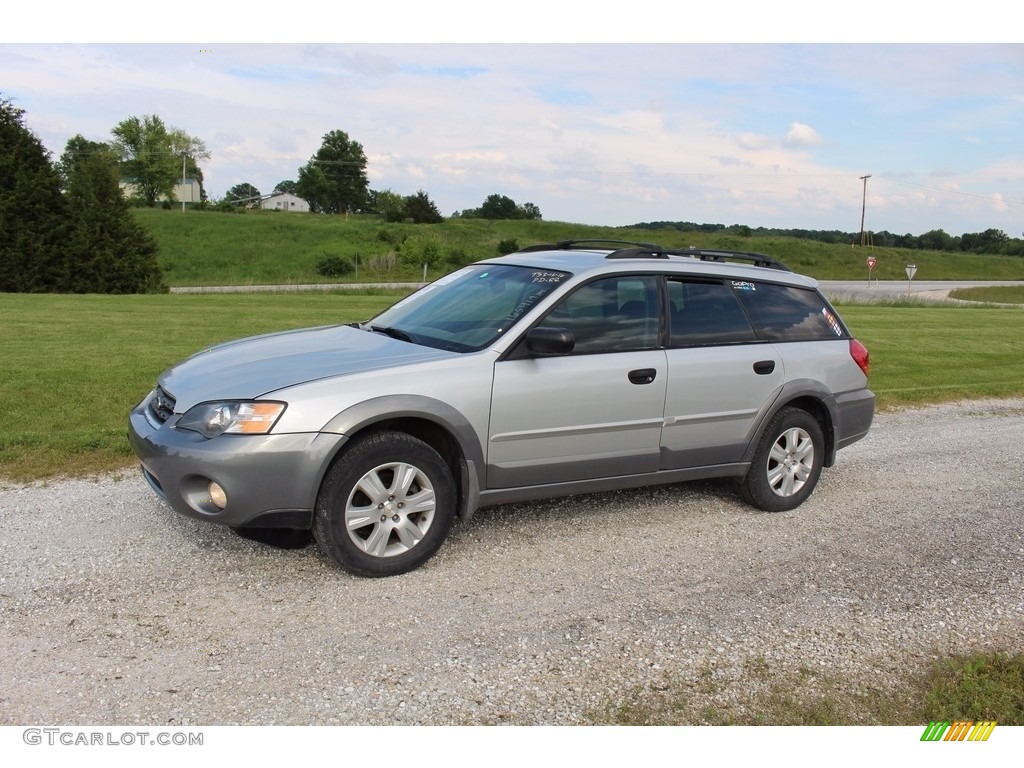 2005 Outback 2.5i Wagon - Brilliant Silver Metallic / Off Black photo #2