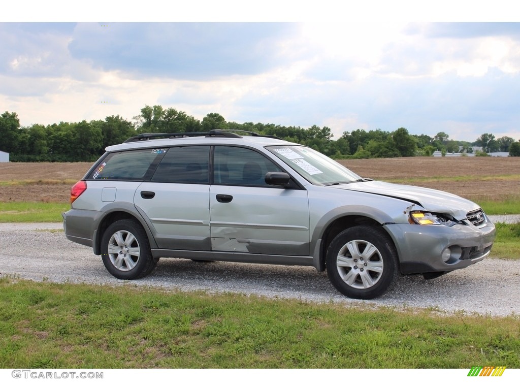 2005 Outback 2.5i Wagon - Brilliant Silver Metallic / Off Black photo #3