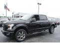 2016 Shadow Black Ford F150 XLT SuperCrew 4x4  photo #3