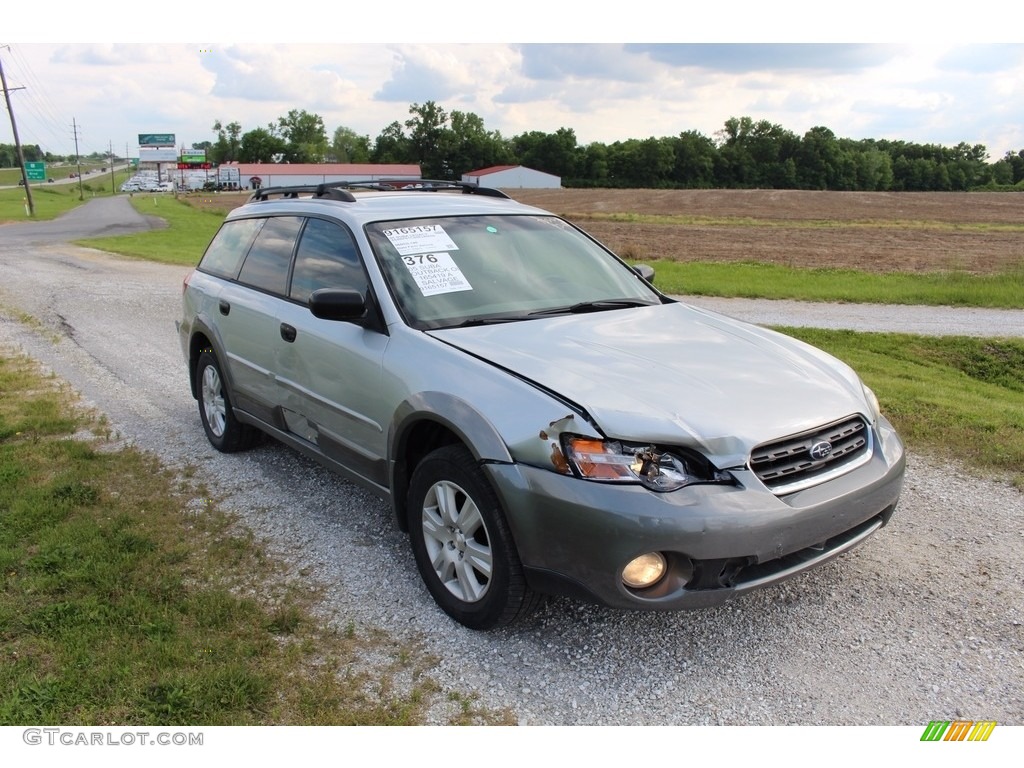 2005 Outback 2.5i Wagon - Brilliant Silver Metallic / Off Black photo #5