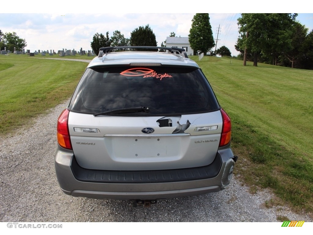 2005 Outback 2.5i Wagon - Brilliant Silver Metallic / Off Black photo #6