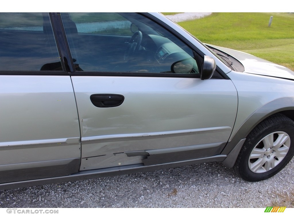 2005 Outback 2.5i Wagon - Brilliant Silver Metallic / Off Black photo #7