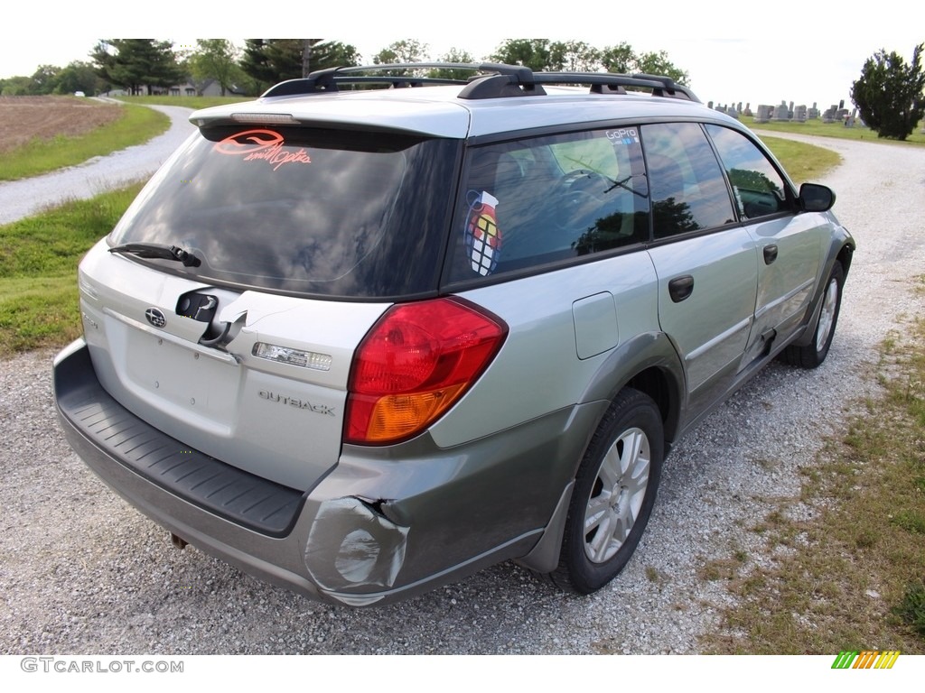2005 Outback 2.5i Wagon - Brilliant Silver Metallic / Off Black photo #8