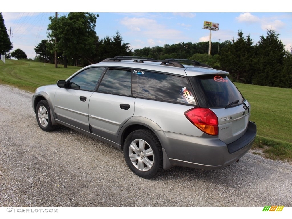 2005 Outback 2.5i Wagon - Brilliant Silver Metallic / Off Black photo #11