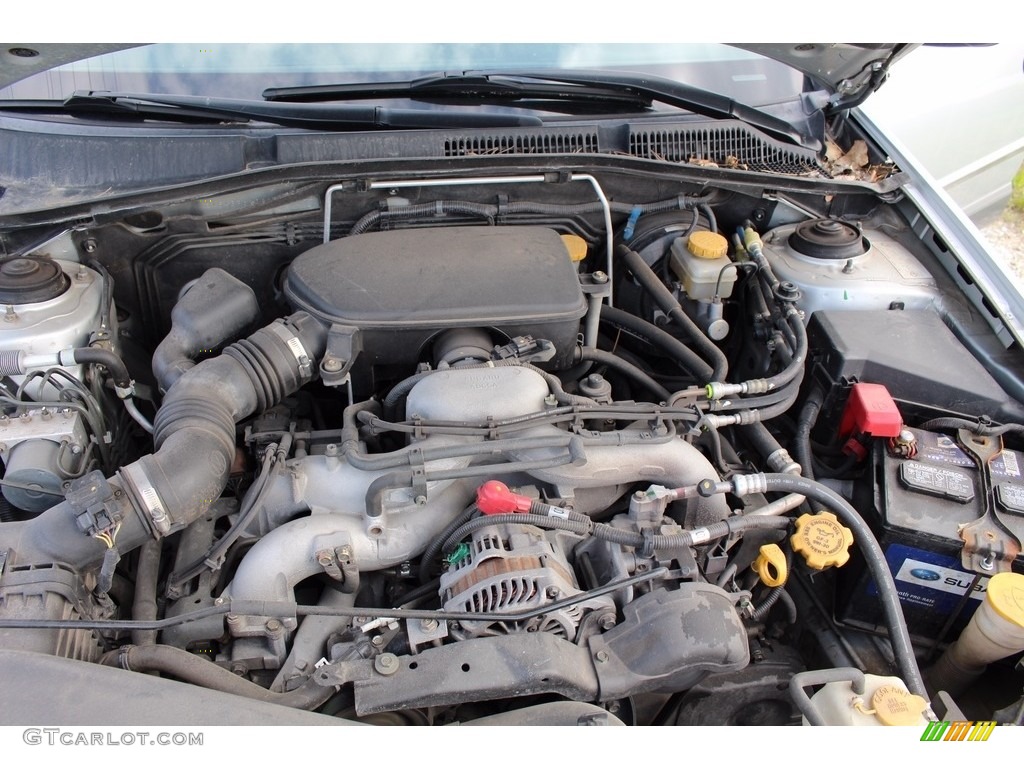 2005 Outback 2.5i Wagon - Brilliant Silver Metallic / Off Black photo #23