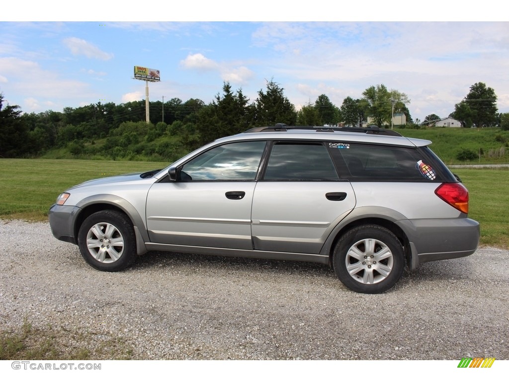 2005 Outback 2.5i Wagon - Brilliant Silver Metallic / Off Black photo #30