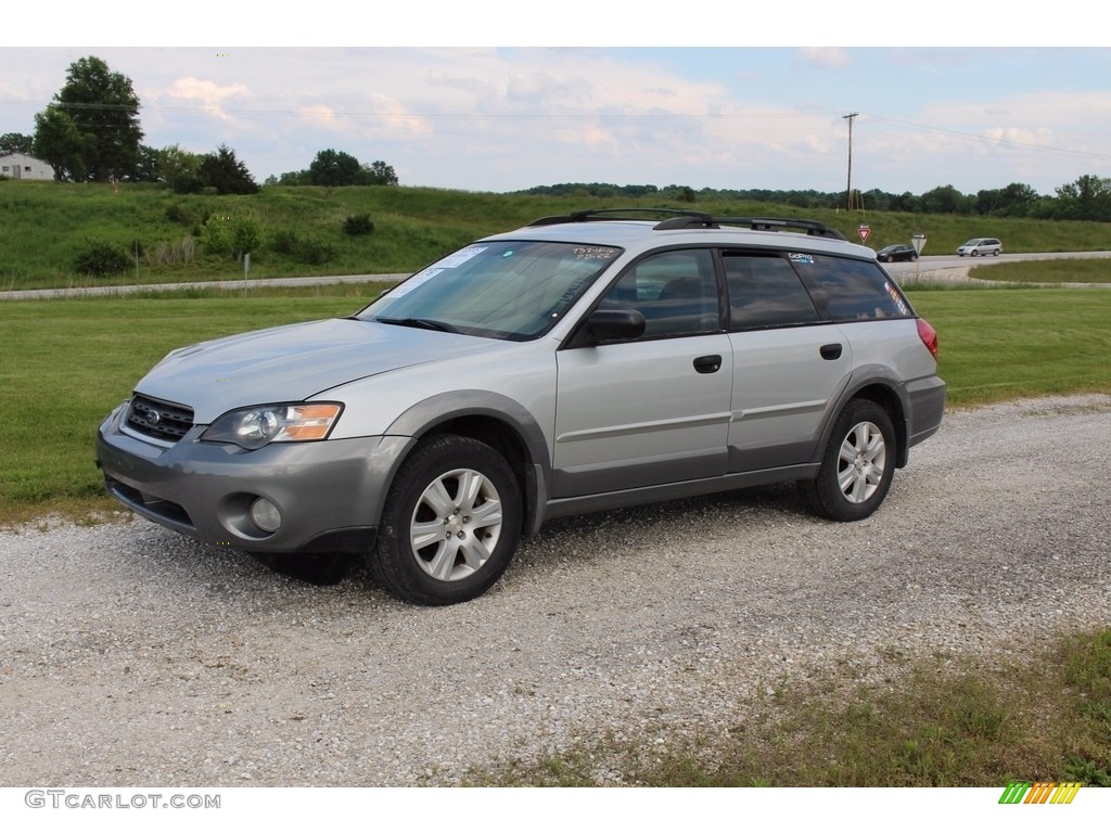 2005 Outback 2.5i Wagon - Brilliant Silver Metallic / Off Black photo #31