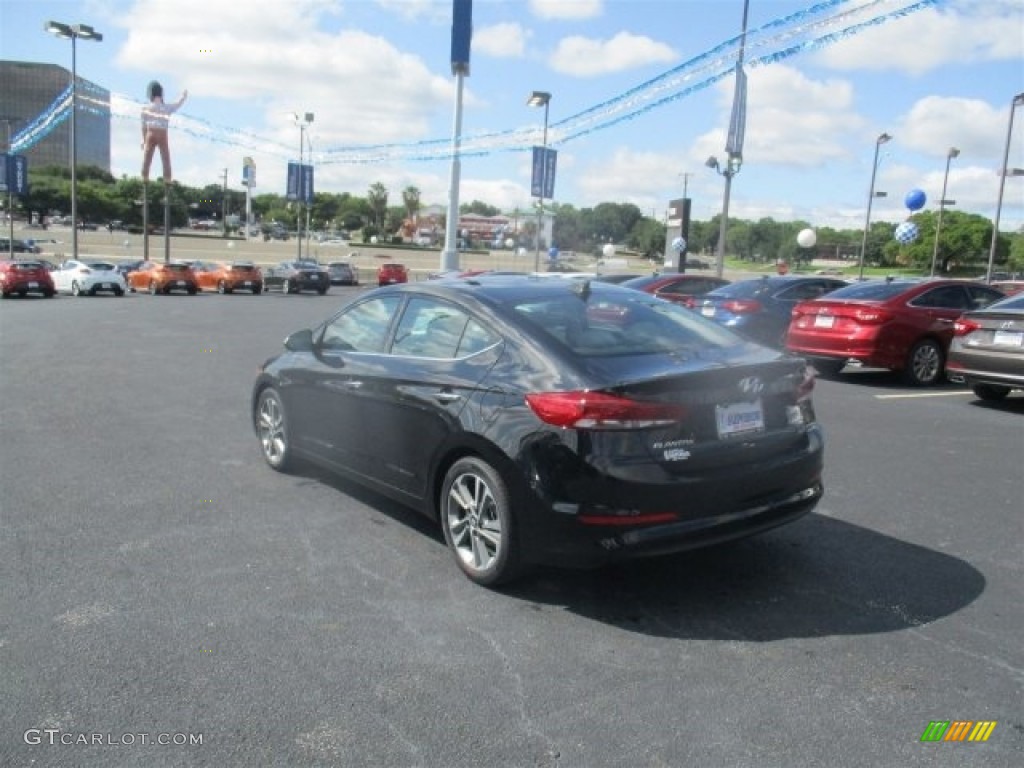 2017 Elantra Limited - Black / Gray photo #5
