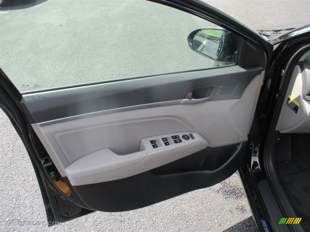 2017 Elantra Limited - Black / Gray photo #18