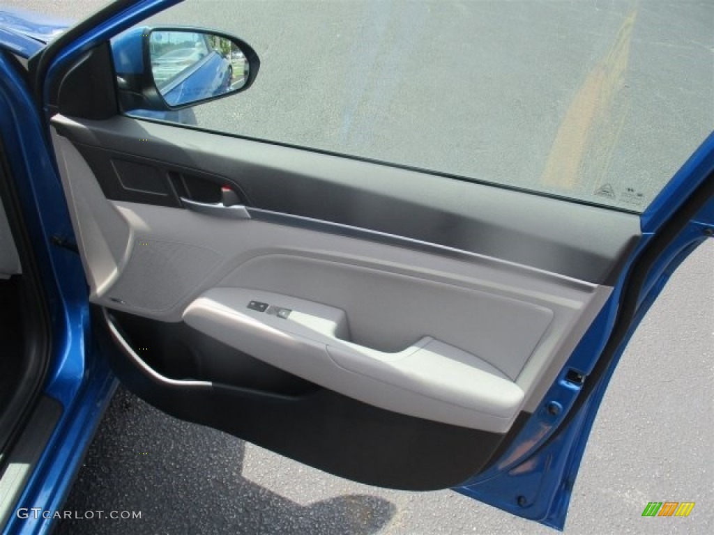 2017 Elantra Limited - Electric Blue / Gray photo #11