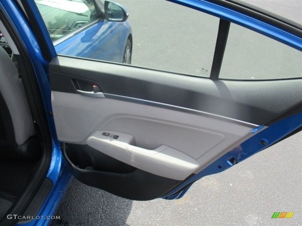 2017 Elantra Limited - Electric Blue / Gray photo #13