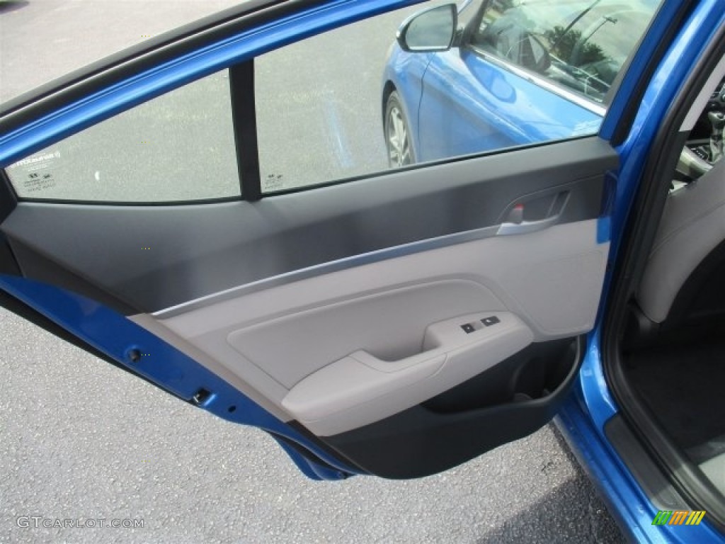 2017 Elantra Limited - Electric Blue / Gray photo #17
