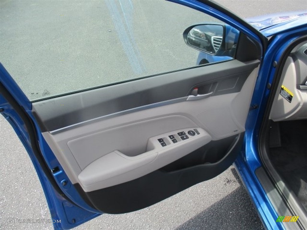 2017 Elantra Limited - Electric Blue / Gray photo #18