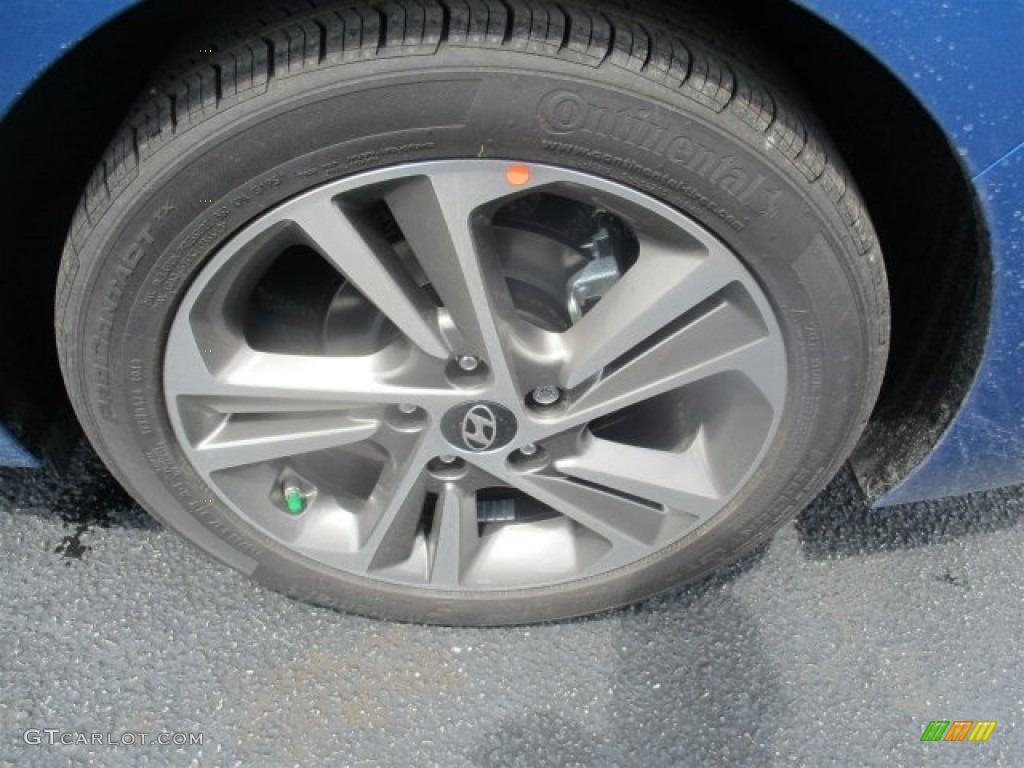 2017 Elantra Limited - Electric Blue / Gray photo #22