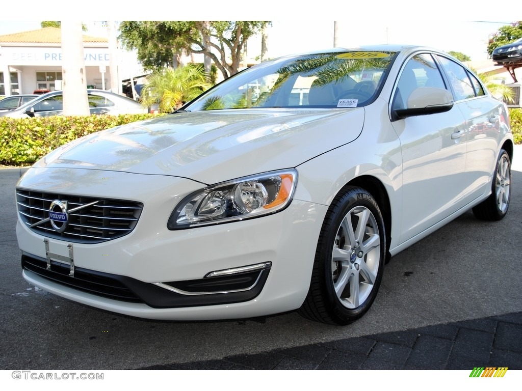 Ice White 2016 Volvo S60 T5 Drive-E Exterior Photo #113143634