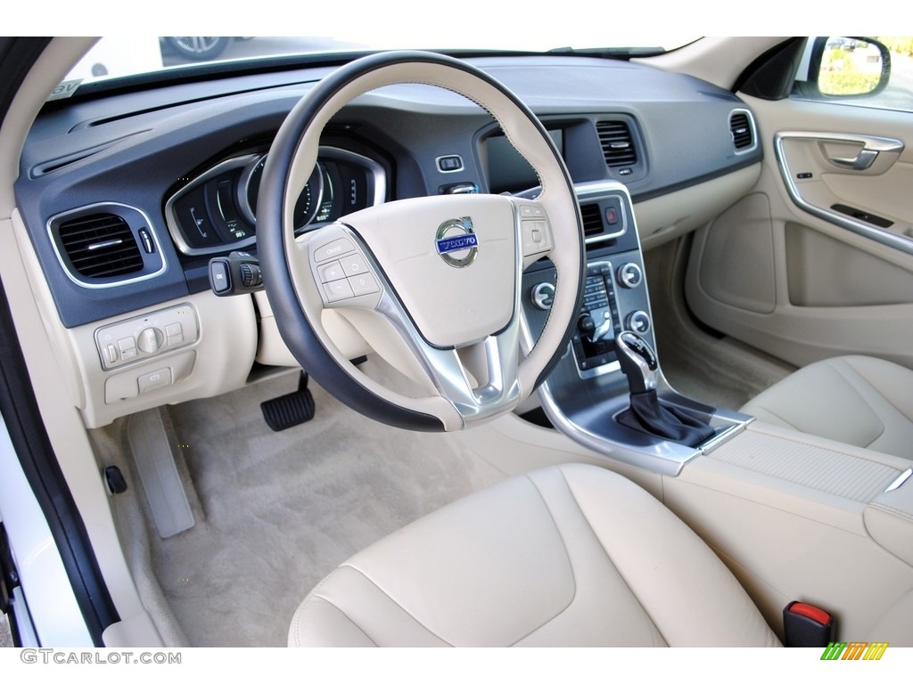 Soft Beige Interior 2016 Volvo S60 T5 Drive-E Photo #113143913