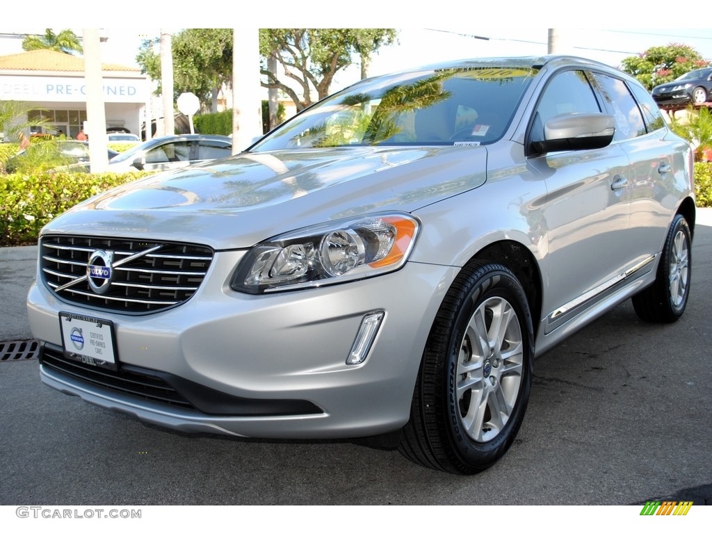 2016 XC60 T5 Drive-E - Bright Silver Metallic / Beige photo #5