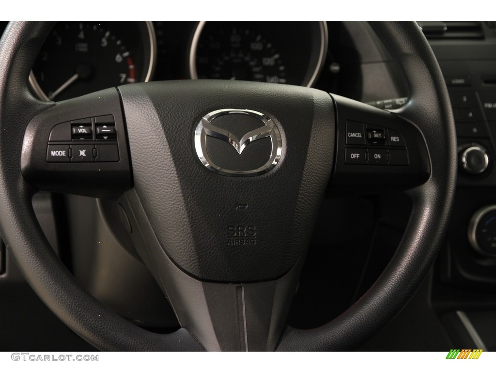 2012 MAZDA5 Sport - Liquid Silver Metallic / Black photo #7