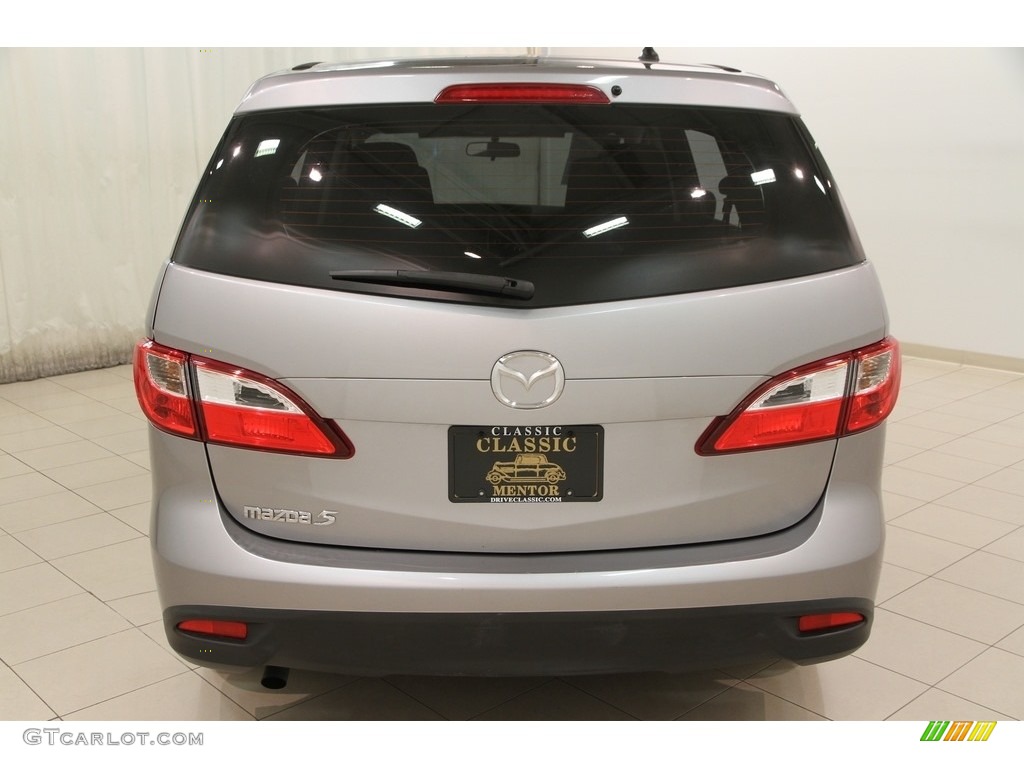 2012 MAZDA5 Sport - Liquid Silver Metallic / Black photo #14