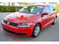 Tornado Red - Jetta SE Sedan Photo No. 4