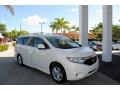 Pearl White 2013 Nissan Quest 3.5 LE