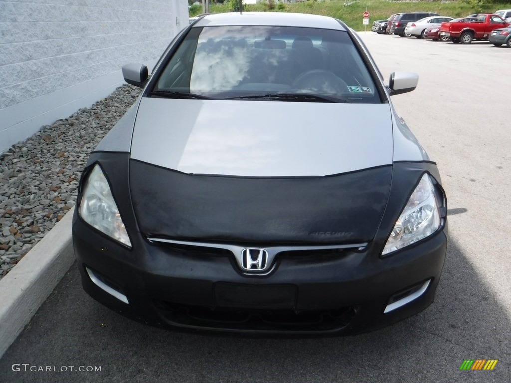 2007 Accord LX Coupe - Alabaster Silver Metallic / Gray photo #4