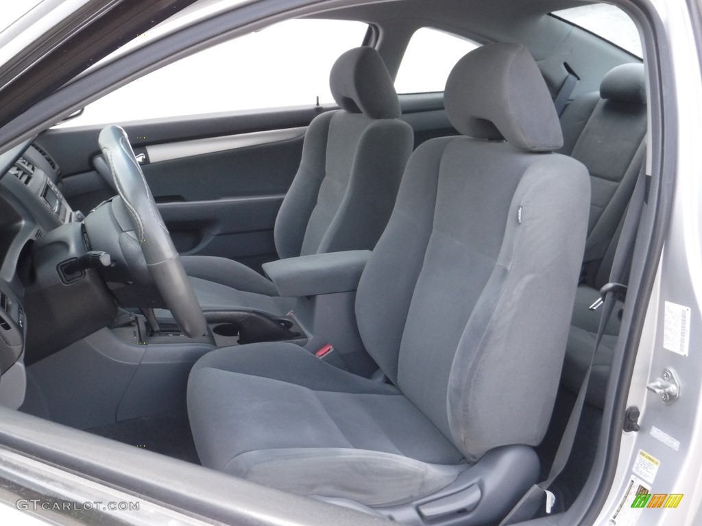 2007 Accord LX Coupe - Alabaster Silver Metallic / Gray photo #13
