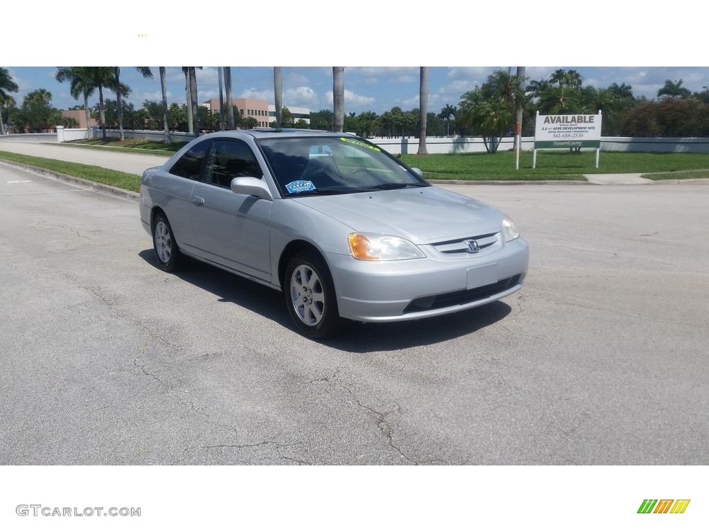 Satin Silver Metallic 2003 Honda Civic EX Coupe Exterior Photo #113146754