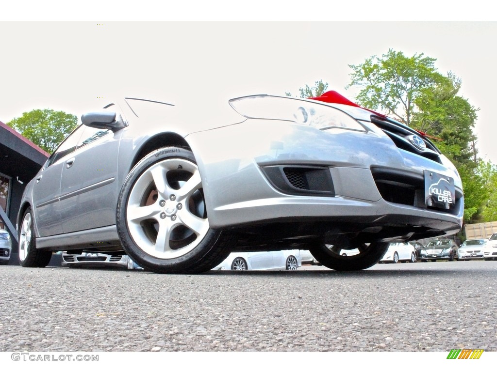 2009 Legacy 2.5i Sedan - Quartz Silver Metallic / Off Black photo #12