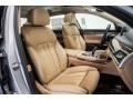 2016 BMW 7 Series Zagora Beige Interior Front Seat Photo
