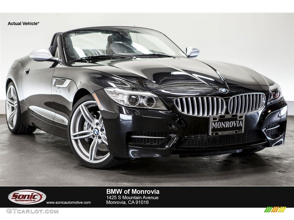 2016 Z4 sDrive35is - Black Sapphire Metallic / Black photo #1