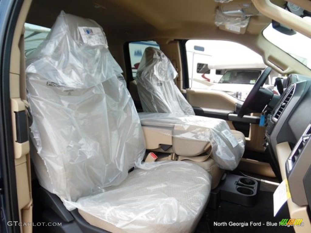 2016 F150 XLT SuperCab 4x4 - Blue Jeans / Medium Earth Gray photo #12