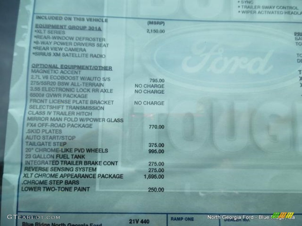 2016 F150 XLT SuperCab 4x4 - Blue Jeans / Medium Earth Gray photo #27