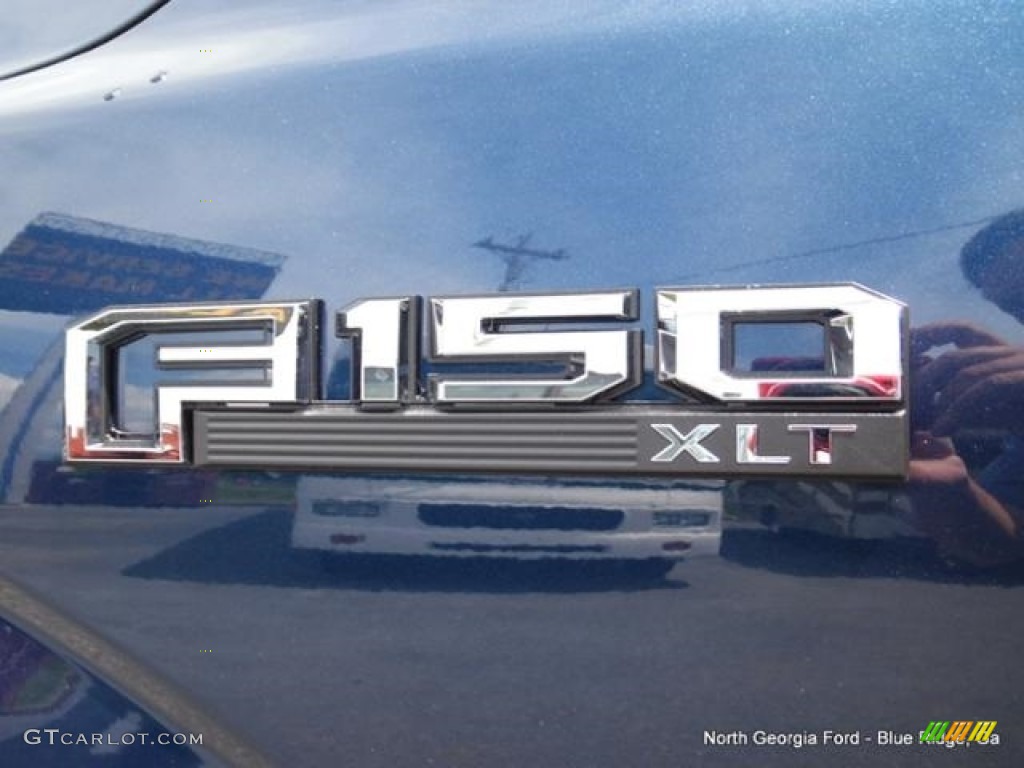2016 F150 XLT SuperCab 4x4 - Blue Jeans / Medium Earth Gray photo #35