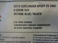 Octane Blue - Outlander Sport ES Photo No. 65